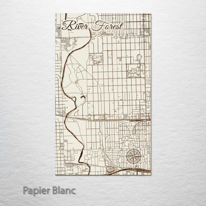 River Forest, Illinois Street Map