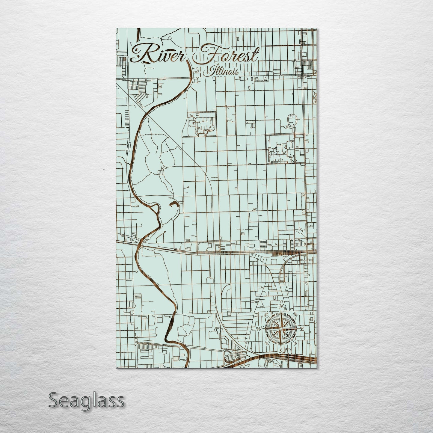 River Forest, Illinois Street Map