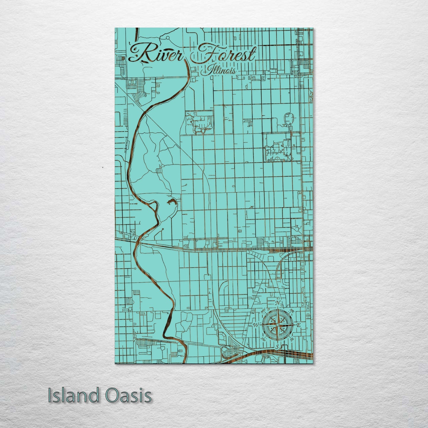 River Forest, Illinois Street Map