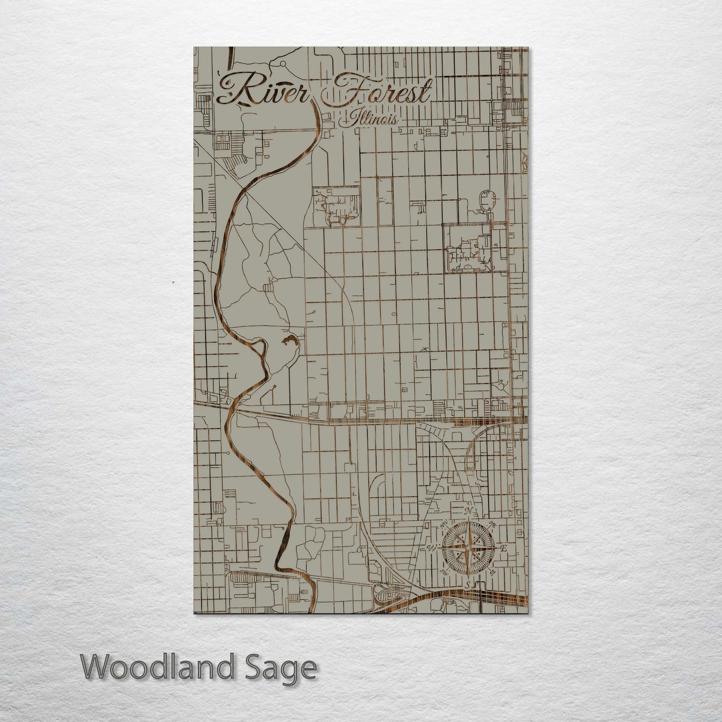 River Forest, Illinois Street Map