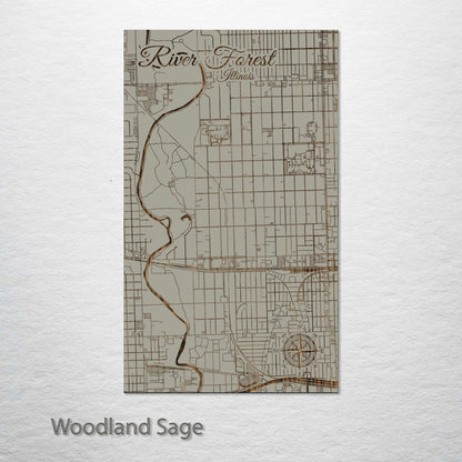 River Forest, Illinois Street Map