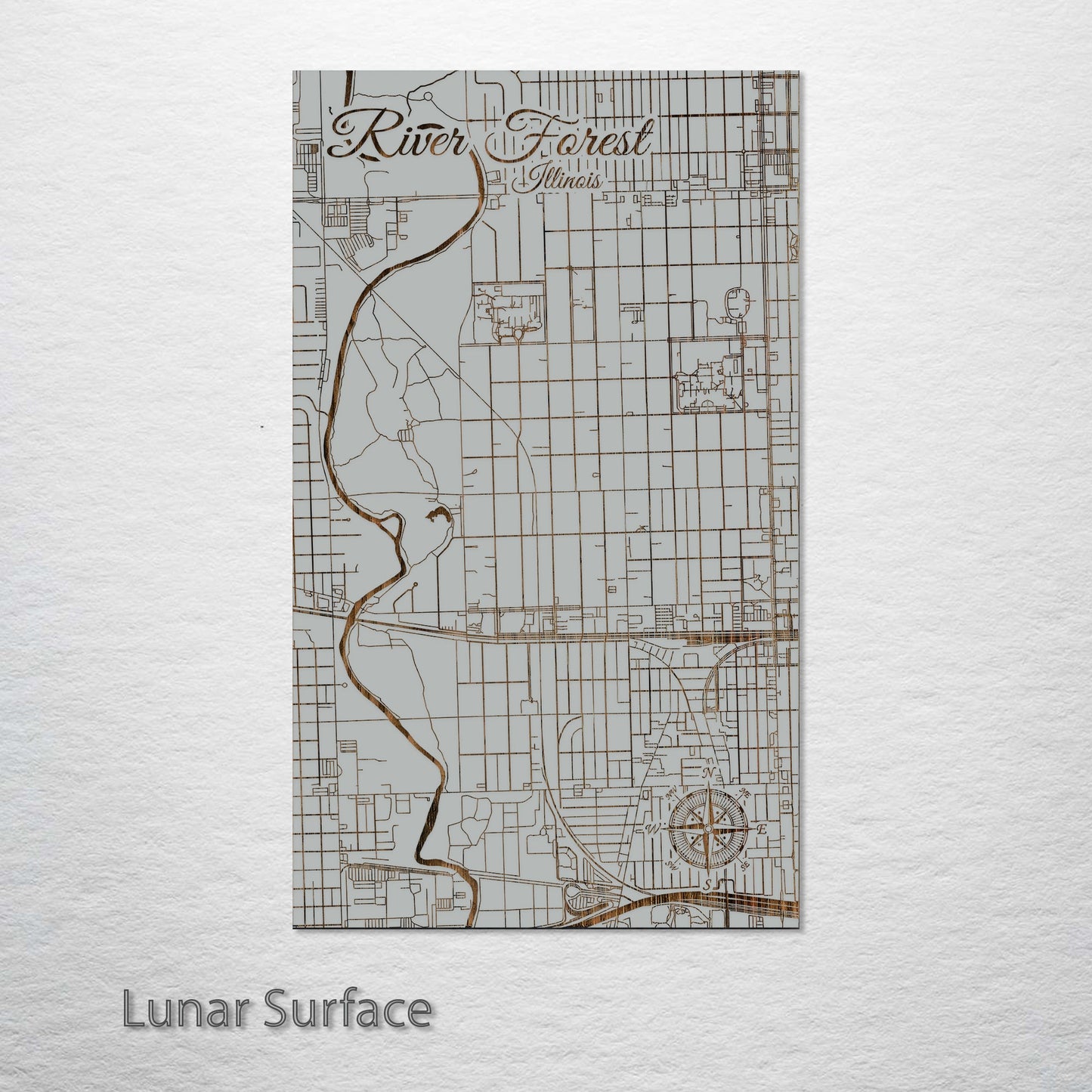 River Forest, Illinois Street Map