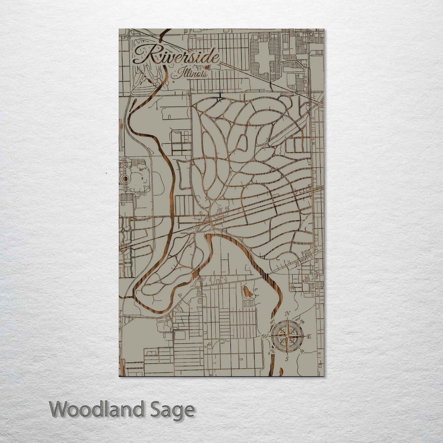 Riverside, Illinois Street Map