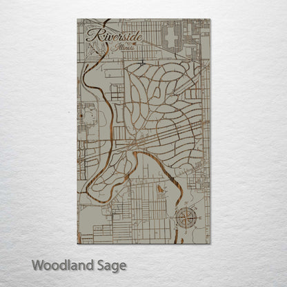 Riverside, Illinois Street Map