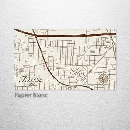 Robbins, Illinois Street Map