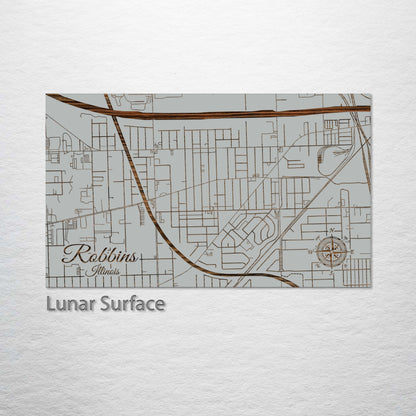 Robbins, Illinois Street Map