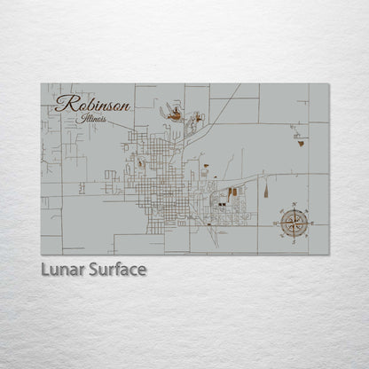 Robinson, Illinois Street Map