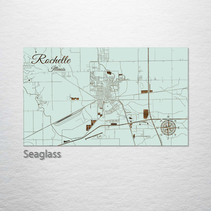 Rochelle, Illinois Street Map