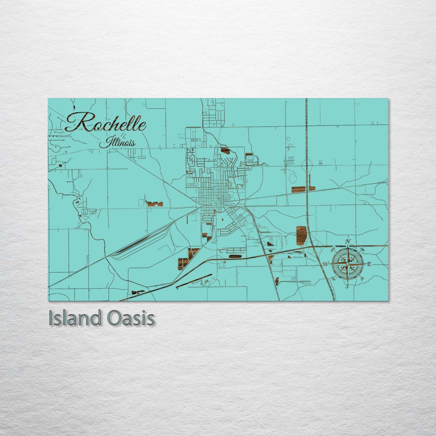Rochelle, Illinois Street Map