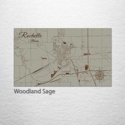 Rochelle, Illinois Street Map