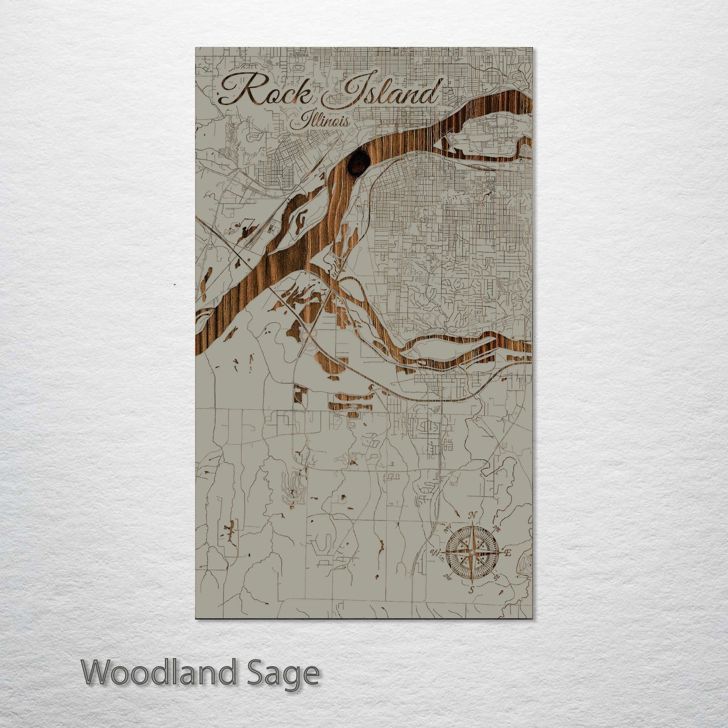 Rock Island, Illinois Street Map