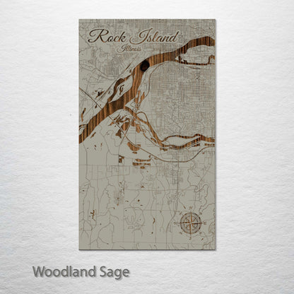 Rock Island, Illinois Street Map