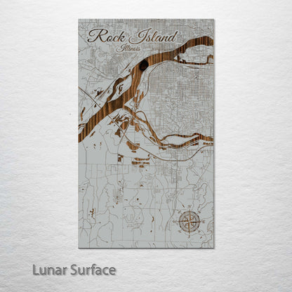 Rock Island, Illinois Street Map