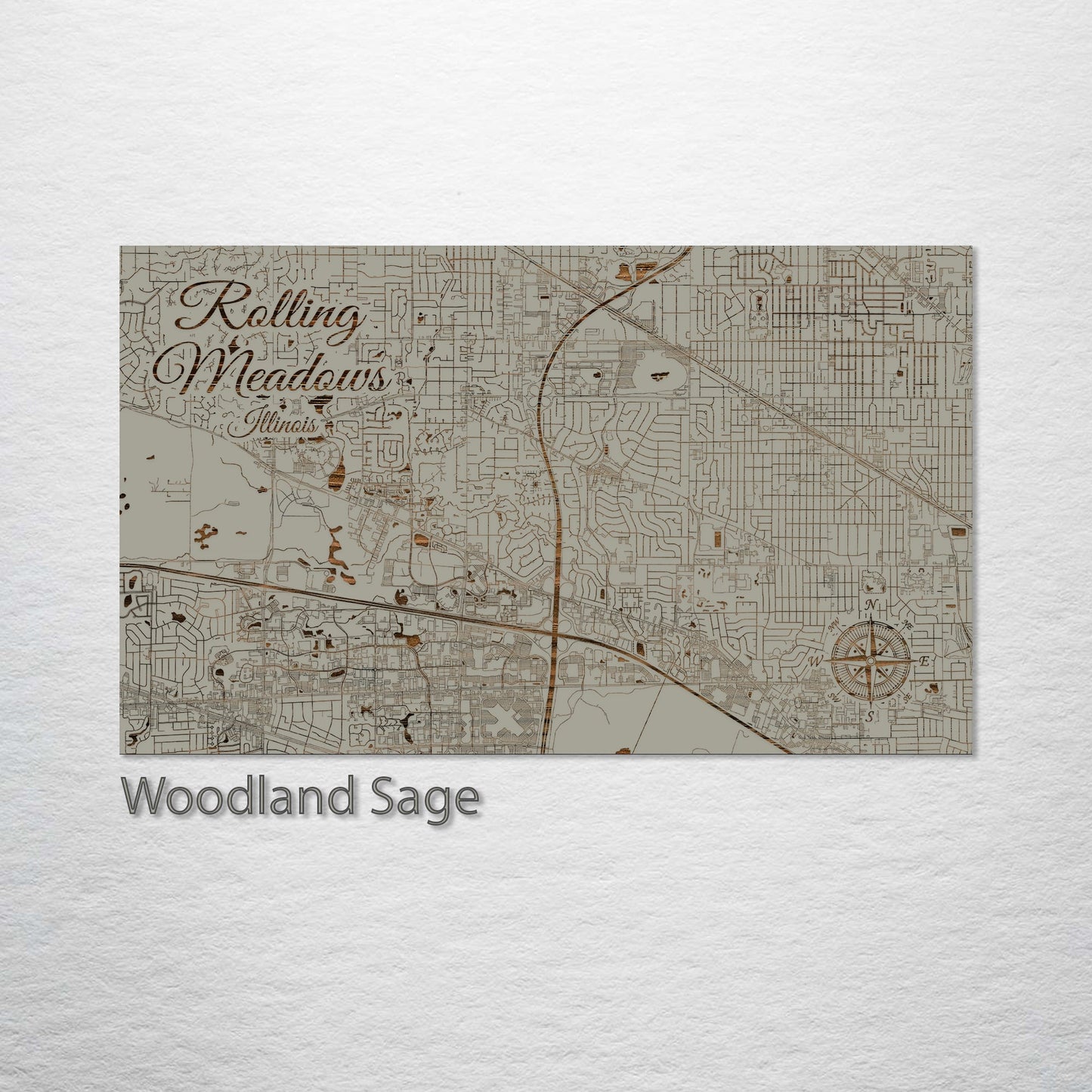 Rolling Meadows, Illinois Street Map