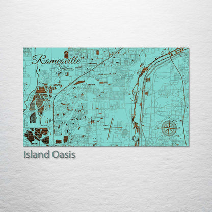 Romeoville, Illinois Street Map