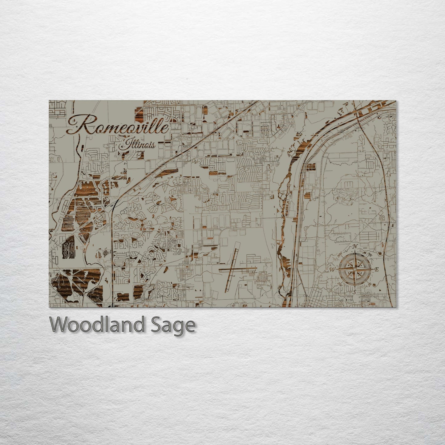 Romeoville, Illinois Street Map