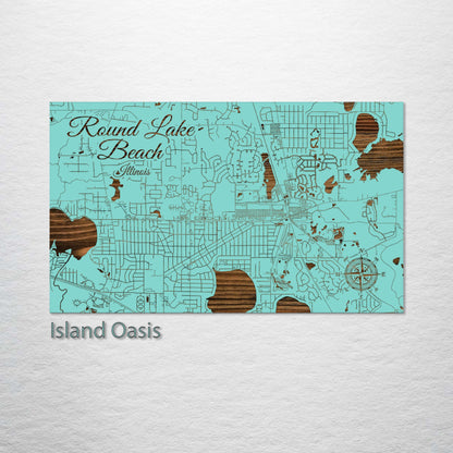 Round Lake Beach, Illinois Street Map