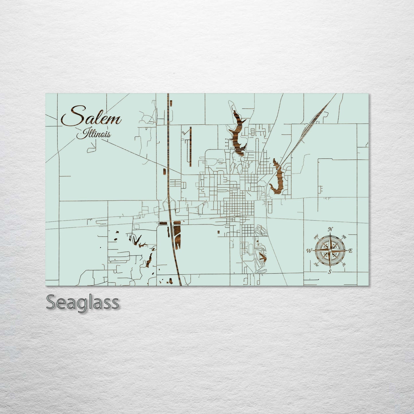 Salem, Illinois Street Map