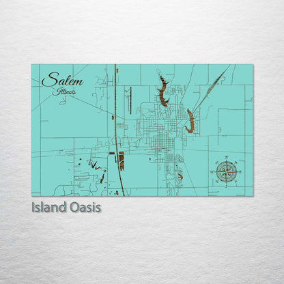 Salem, Illinois Street Map