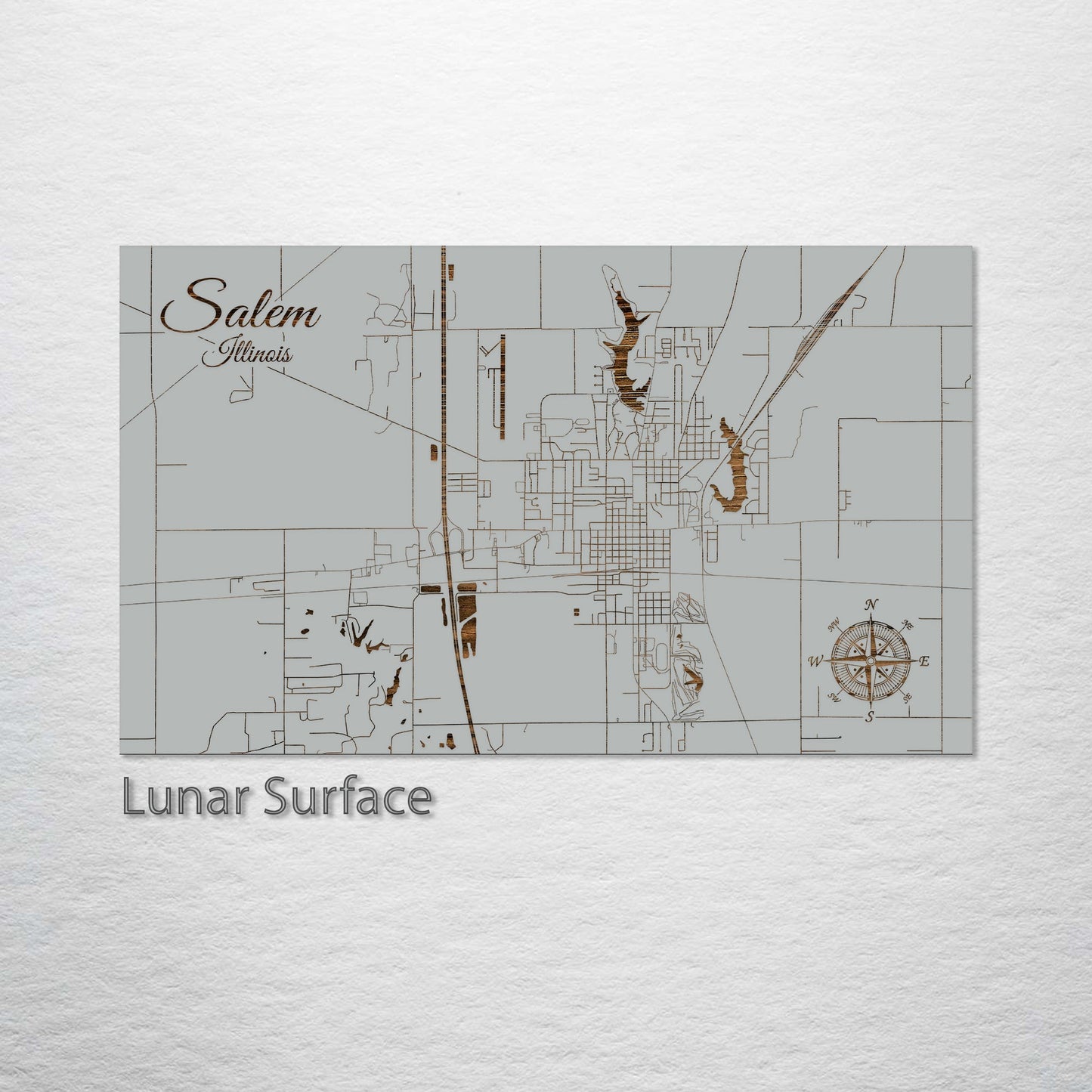 Salem, Illinois Street Map