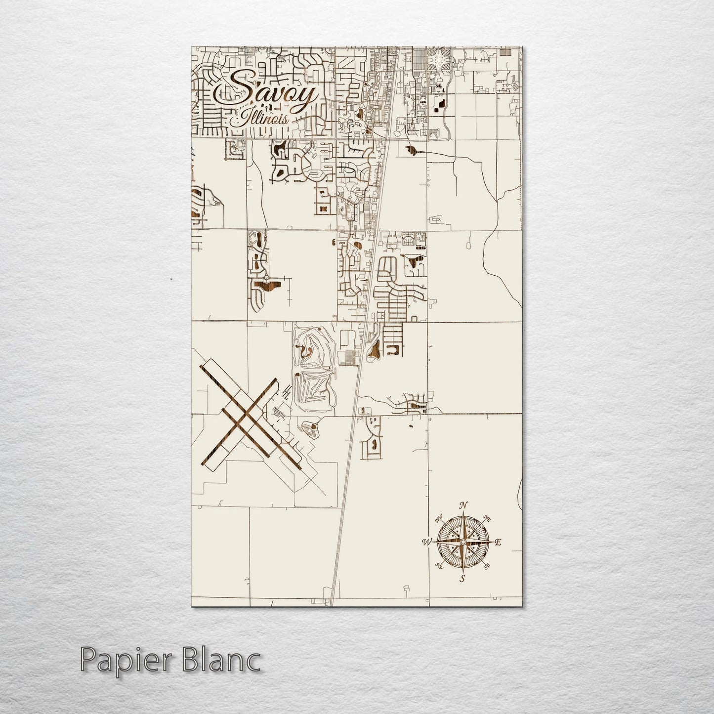 Savoy, Illinois Street Map
