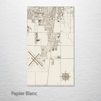 Savoy, Illinois Street Map