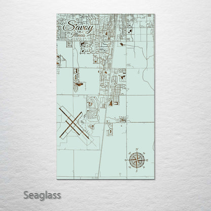Savoy, Illinois Street Map