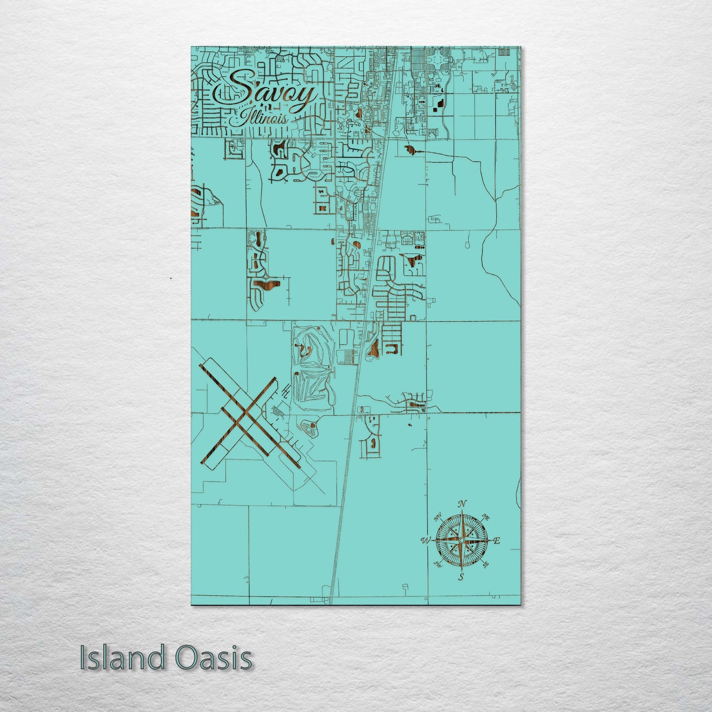 Savoy, Illinois Street Map