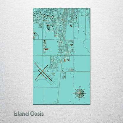 Savoy, Illinois Street Map