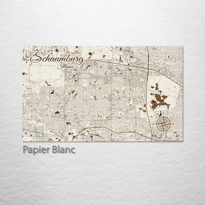 Schaumburg, Illinois Street Map