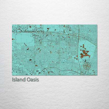 Schaumburg, Illinois Street Map