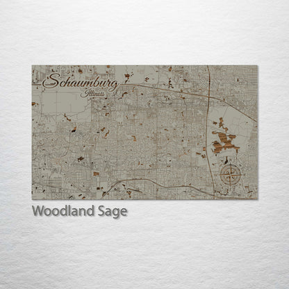 Schaumburg, Illinois Street Map