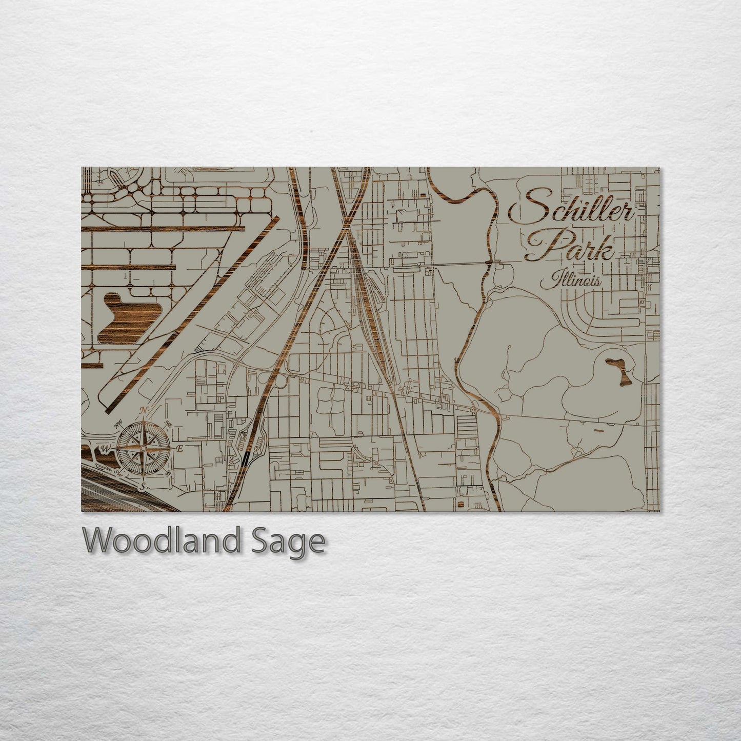 Schiller Park, Illinois Street Map