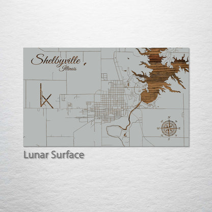 Shelbyville, Illinois Street Map
