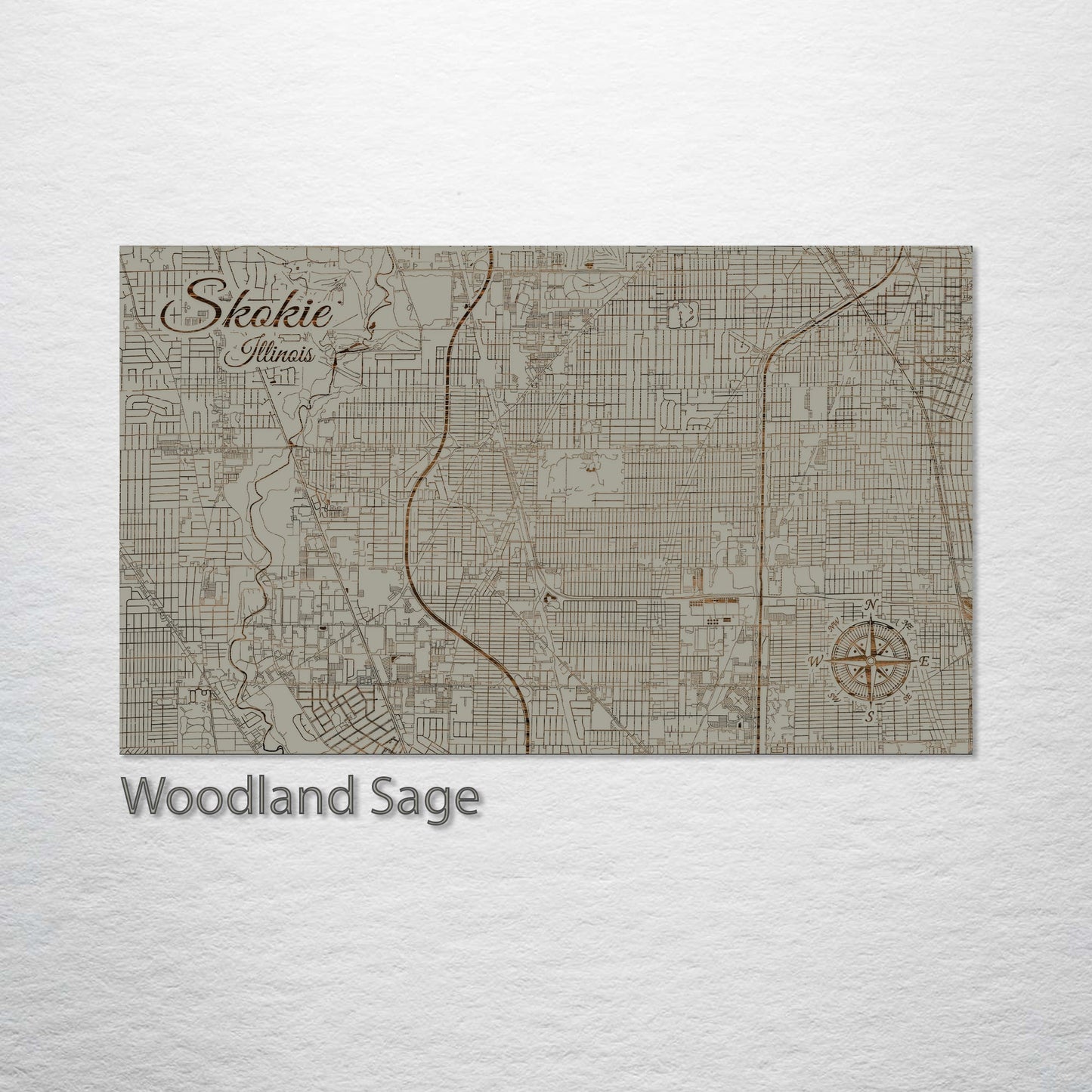 Skokie, Illinois Street Map