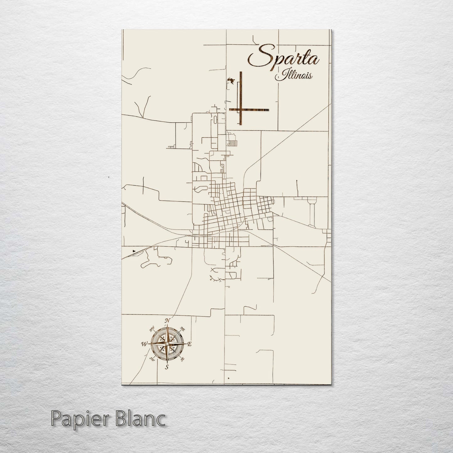 Sparta, Illinois Street Map