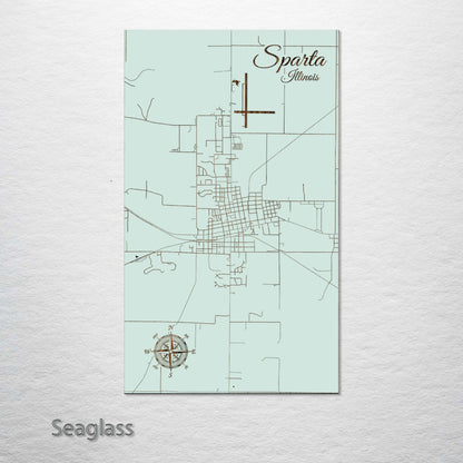 Sparta, Illinois Street Map