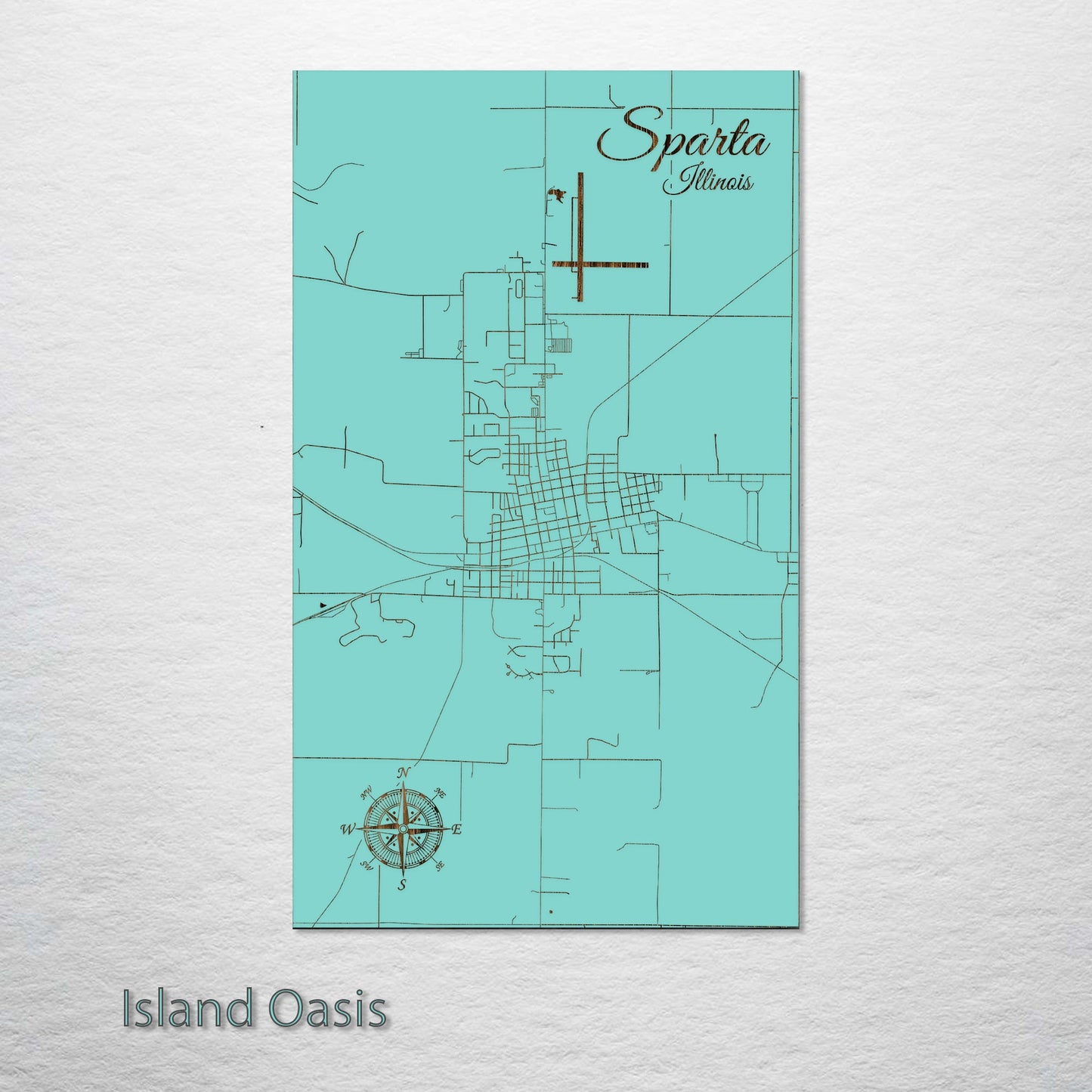 Sparta, Illinois Street Map