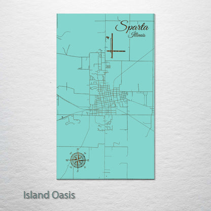 Sparta, Illinois Street Map