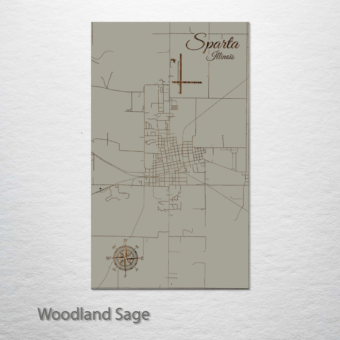 Sparta, Illinois Street Map