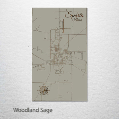 Sparta, Illinois Street Map
