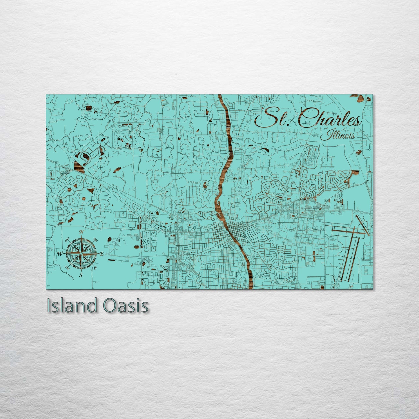 St. Charles, Illinois Street Map