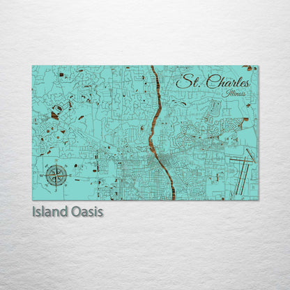 St. Charles, Illinois Street Map