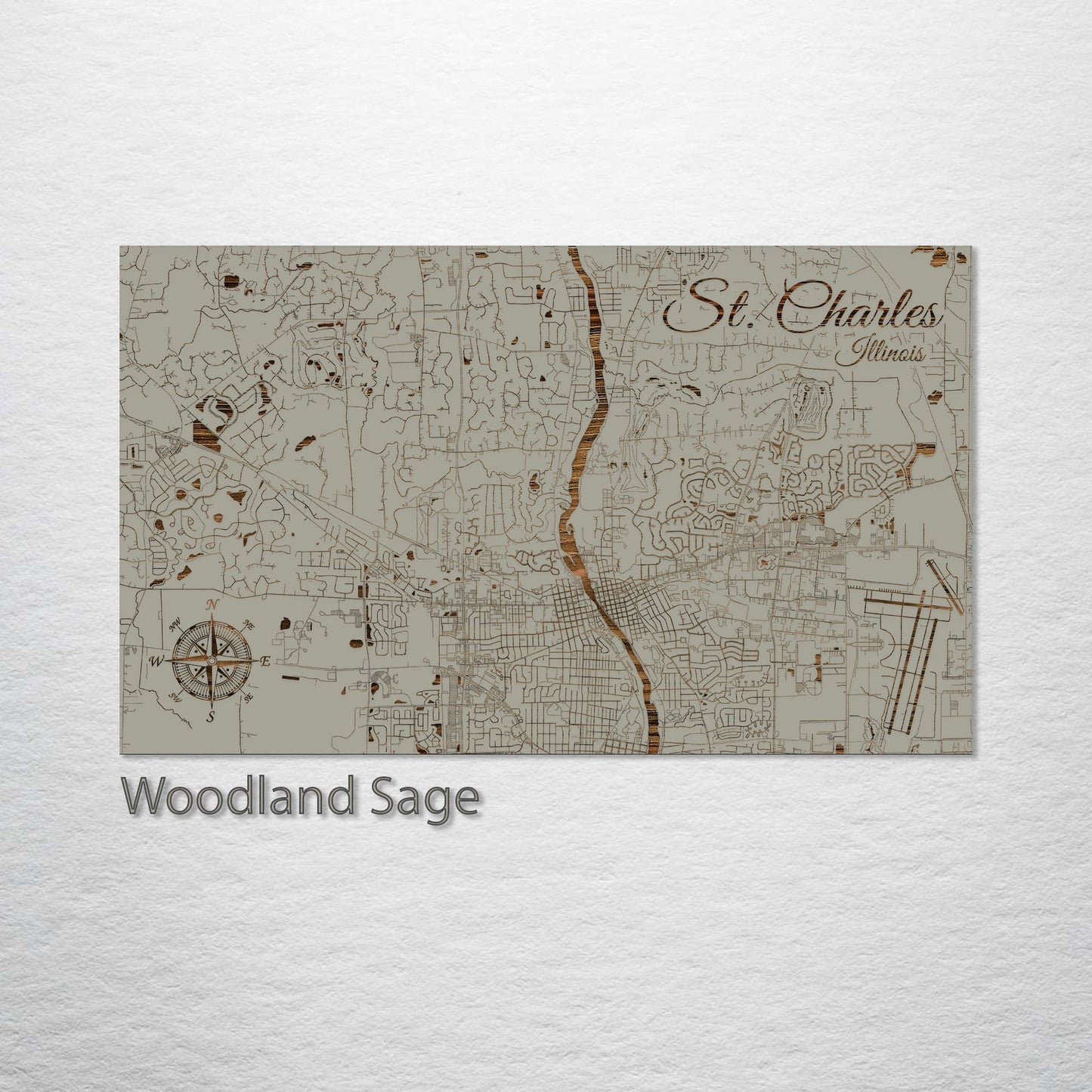 St. Charles, Illinois Street Map