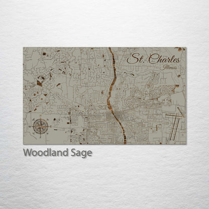 St. Charles, Illinois Street Map