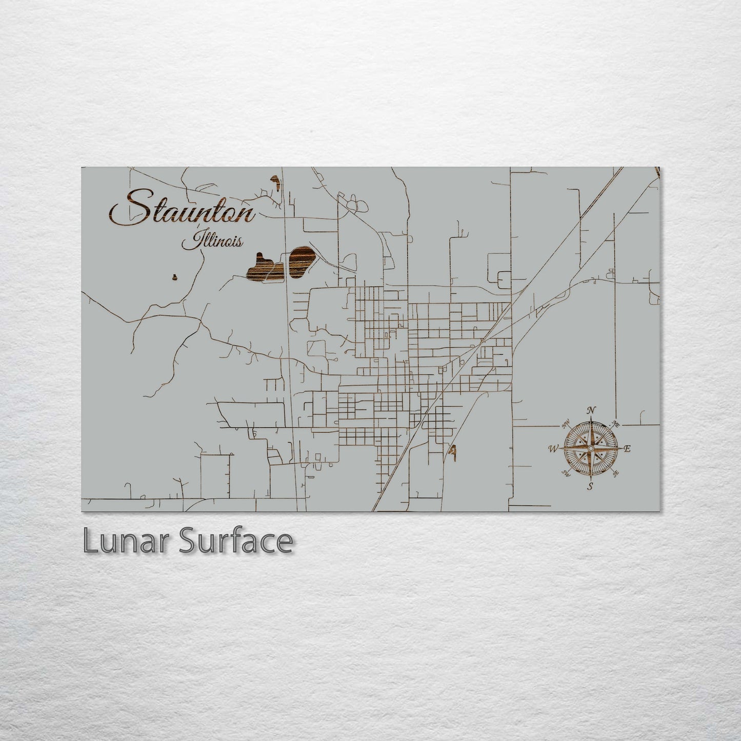 Staunton, Illinois Street Map