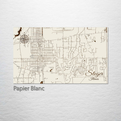 Steger, Illinois Street Map