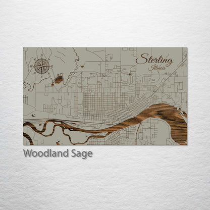 Sterling, Illinois Street Map