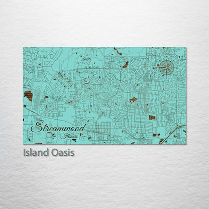 Streamwood, Illinois Street Map