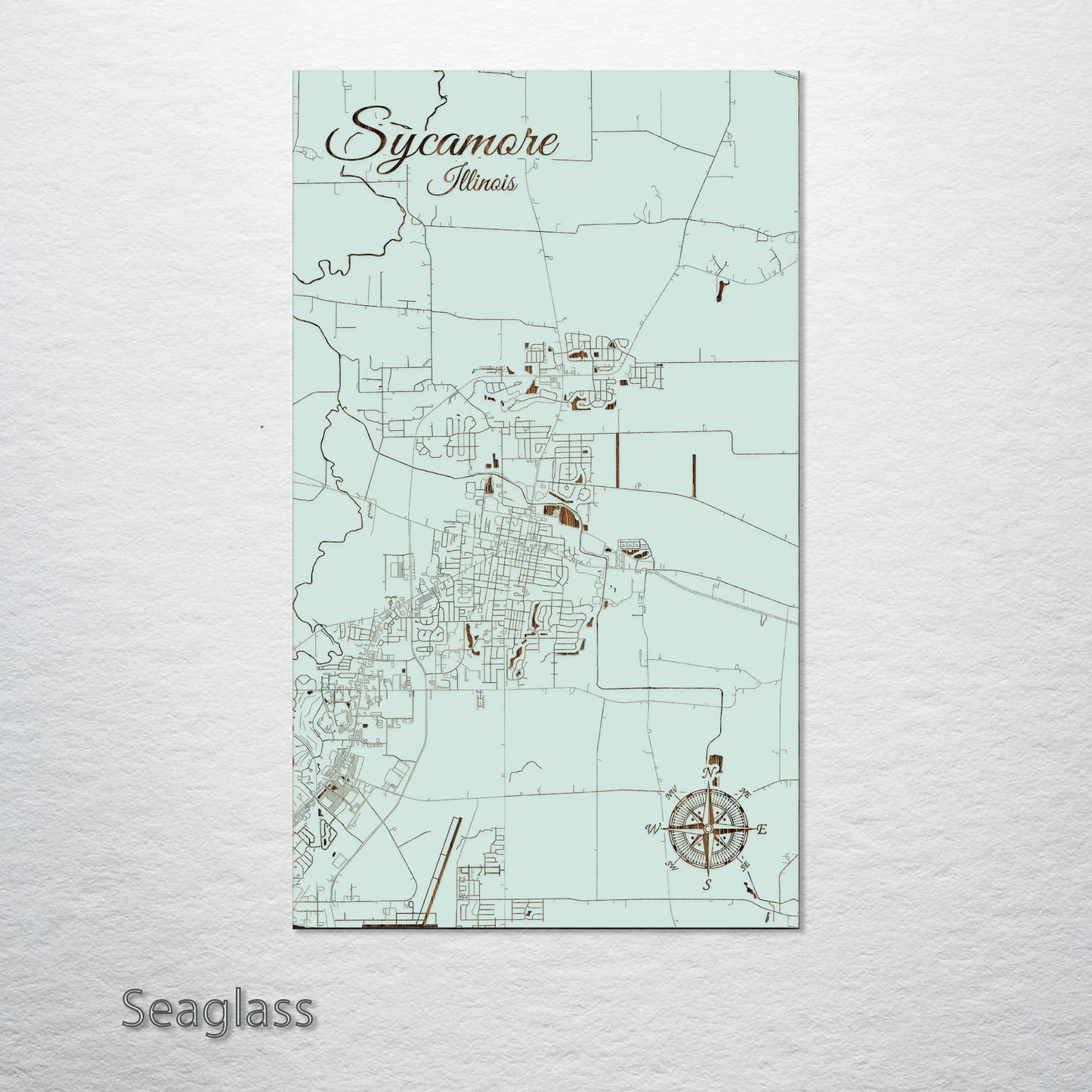 Sycamore, Illinois Street Map